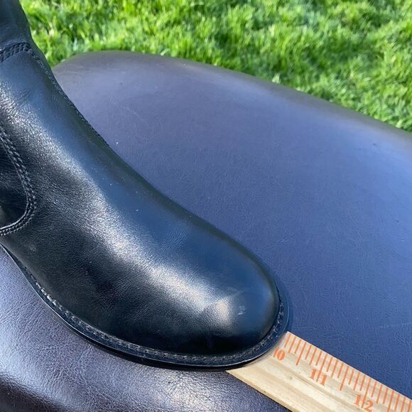 ECCO "Saunter" GTX Tall Riding Water Proof ZIP Leather Boot Black Size 5.5/36EU - Picture 10 of 11